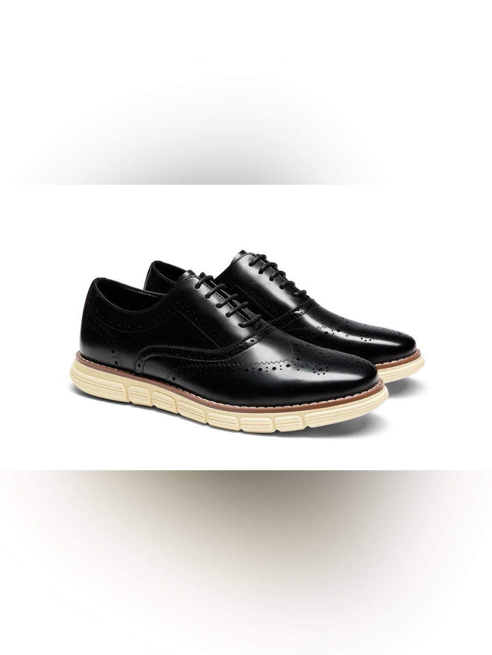 Bruno Marc Grandwing Crossflex Oxford Sneaker Casual Office Black Size 13